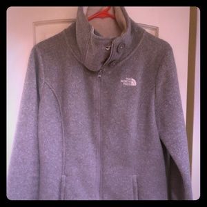 The North Face gray fleece